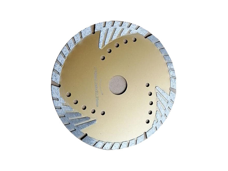 Triangle turbo diamond blade for granite