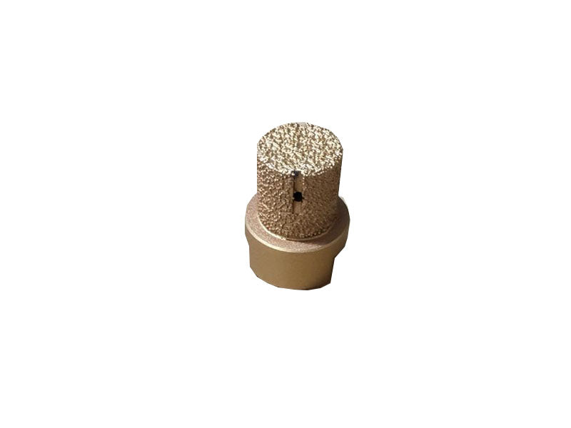 Vacuum brazed diamond finger