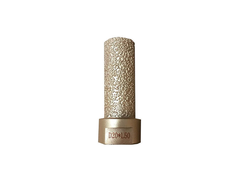 Vacuum brazed diamond finger